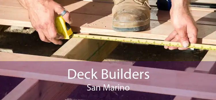 Deck Builders San Marino