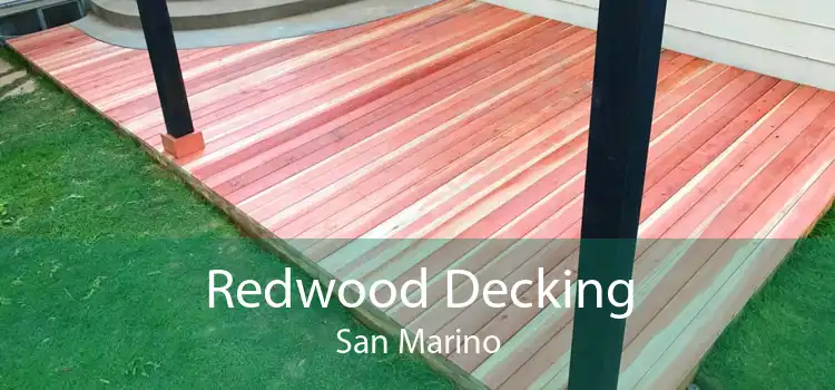 Redwood Decking San Marino