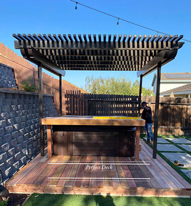 Cedar Decking in San Marino, CA