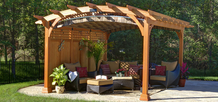 Modern Wood Pergola Installation in San Marino, CA